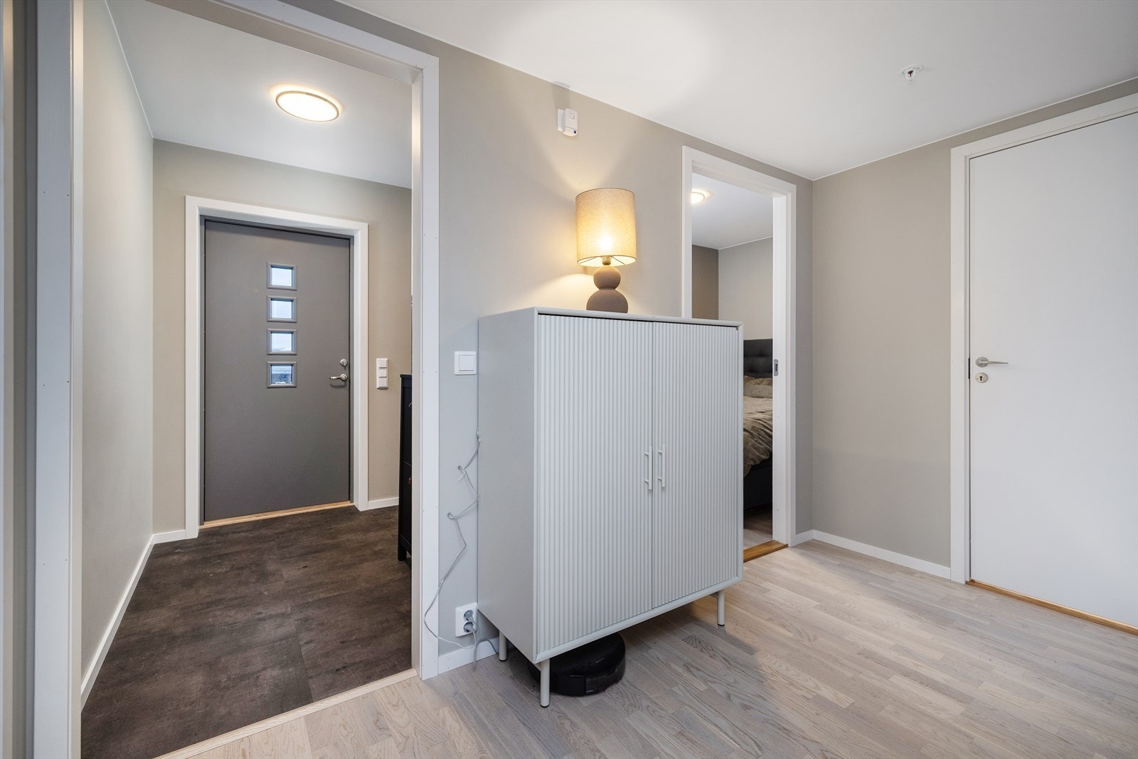 Fra gangen går du videre inn til stuen og kjøkkenet. Galleribilde