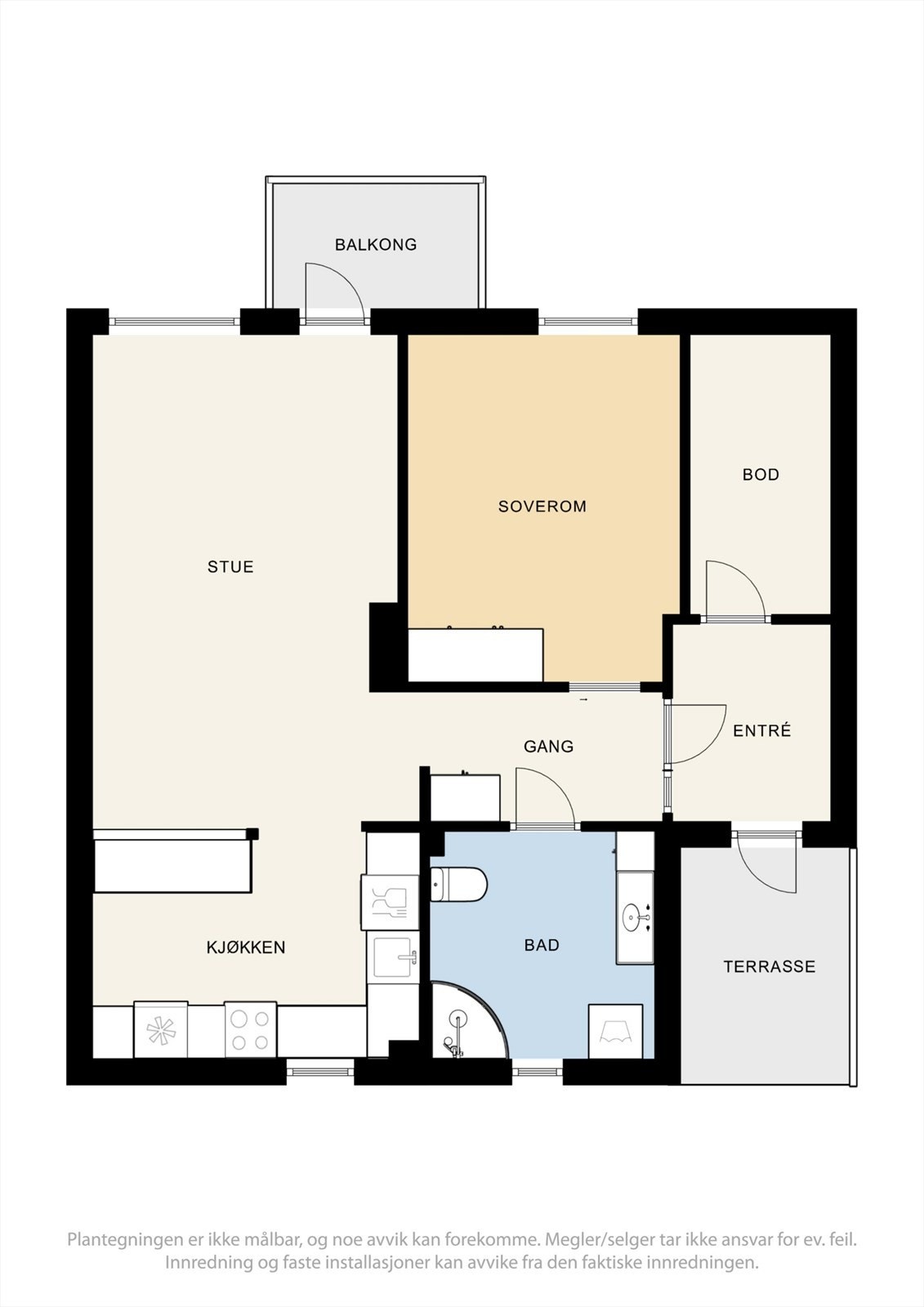 Plantegning Galleribilde