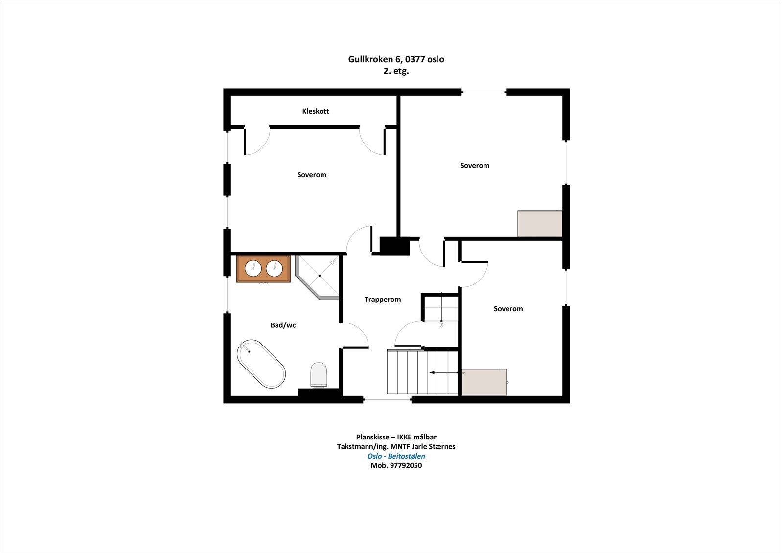 Plantegning 2. etasje. Galleribilde