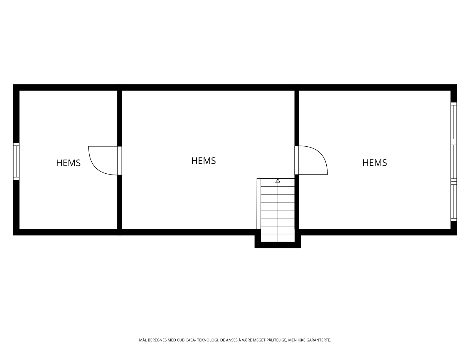 Plantegning hems. Galleribilde