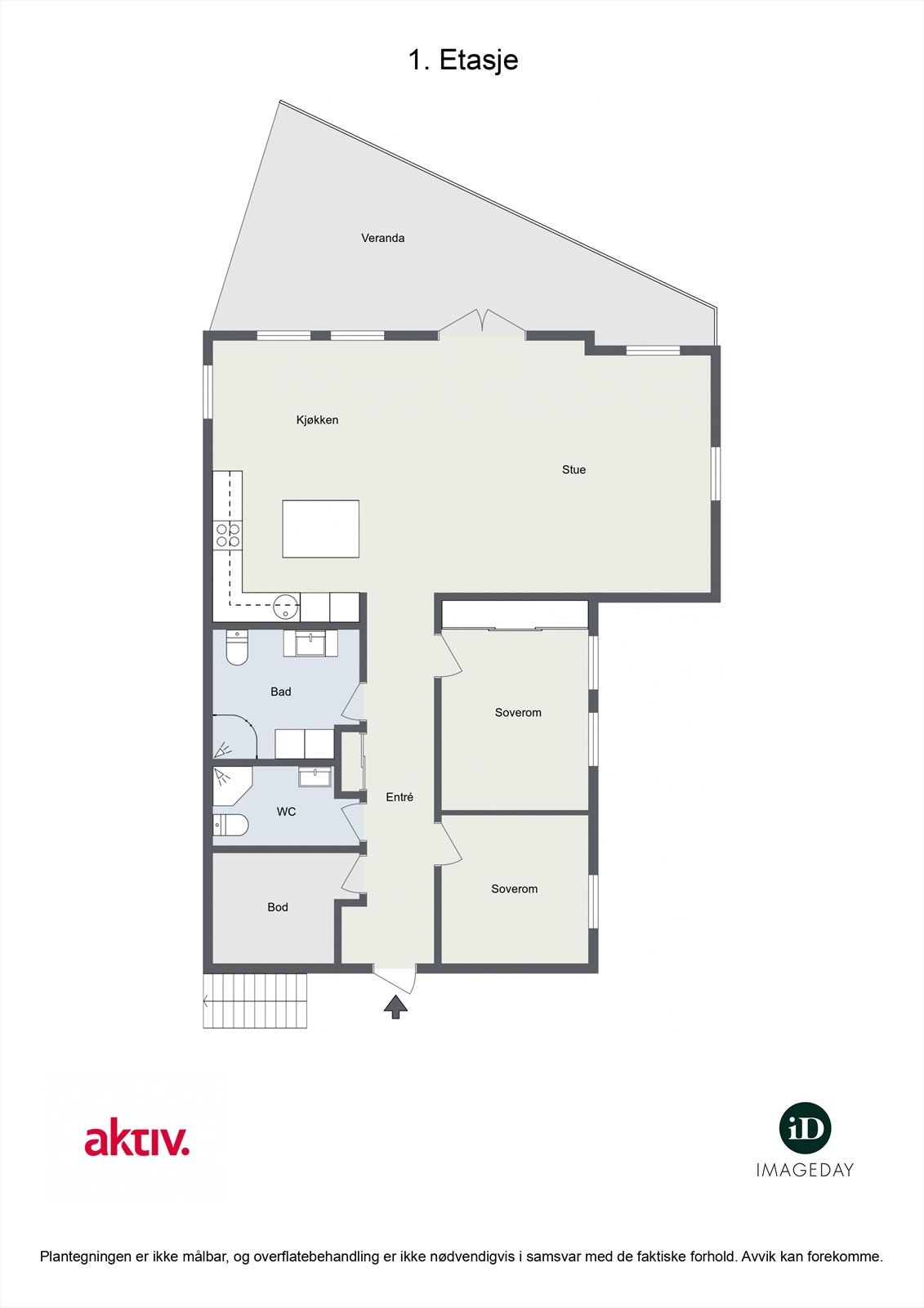 Plantegning 1. Etasje Galleribilde