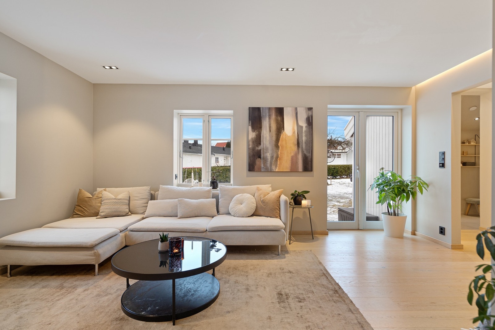 Varmefolie under parketten gir lun og god varme Galleribilde