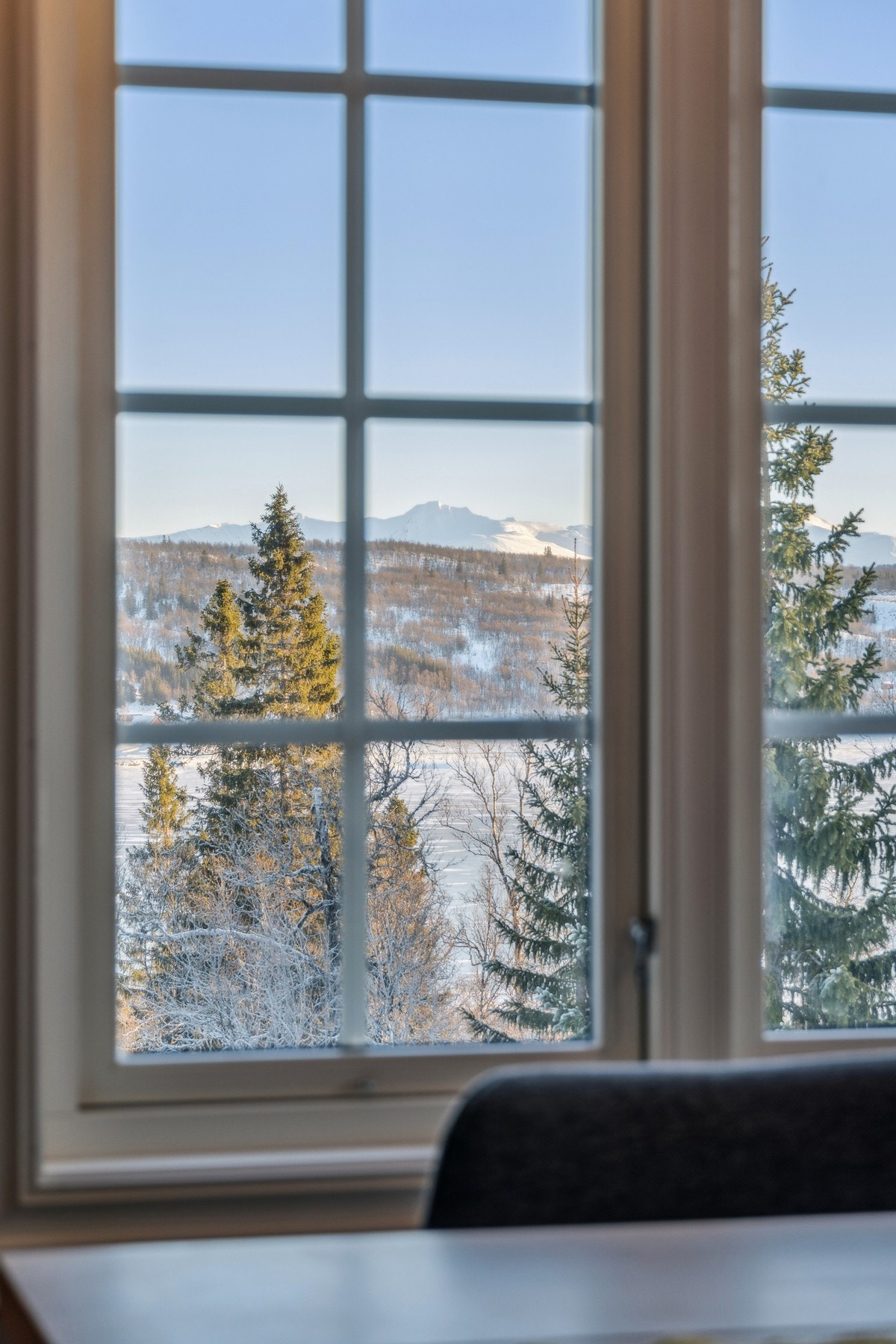 Nydelig utsikt fra spisestuen. Galleribilde