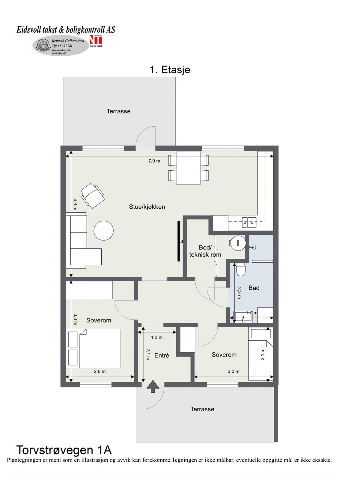 Plantegning Galleribilde