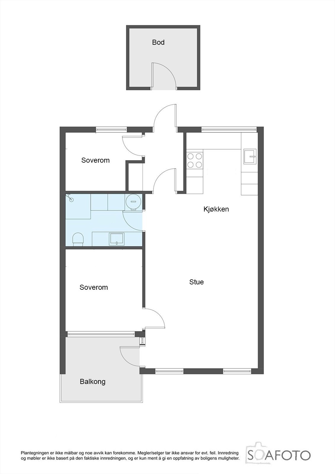 Plantegning Galleribilde