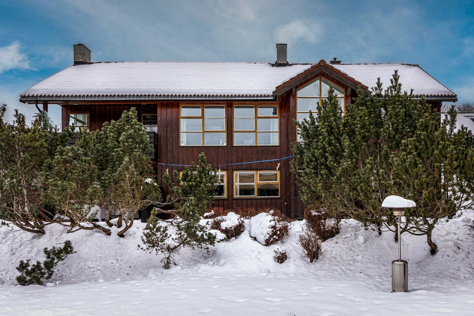 Eiendommen gir gode rammer for både barnefamilier og sosialt samvær. Galleribilde