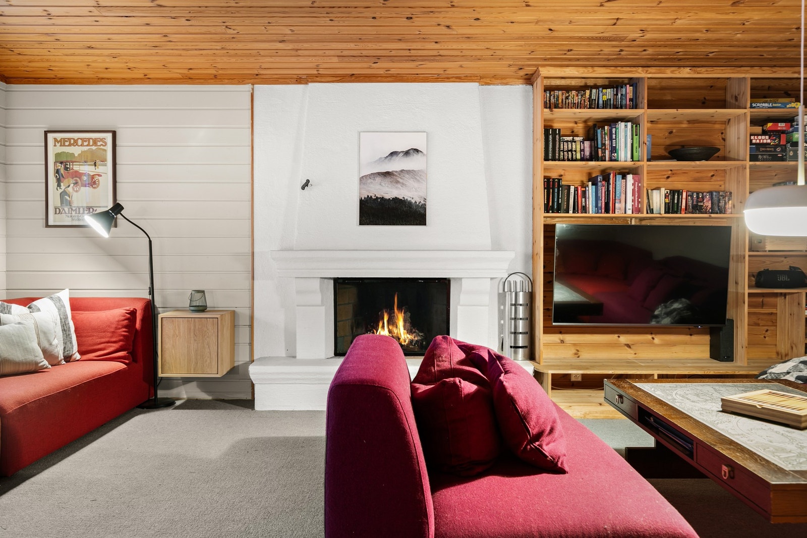 Egner seg godt som TV-stue, ungdomsavdeling eller hobbyrom. Galleribilde