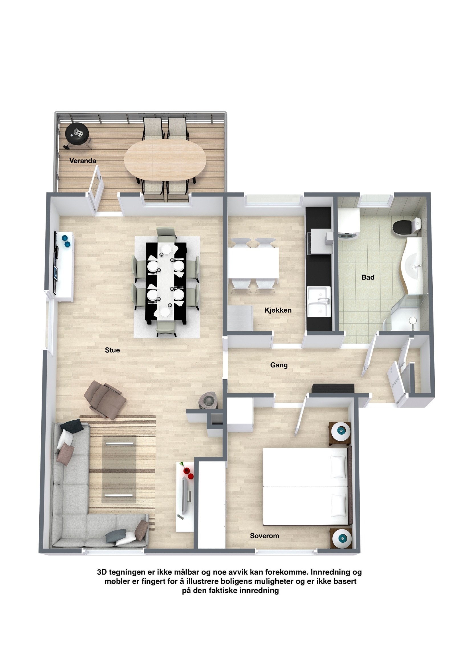 Plantegning Galleribilde