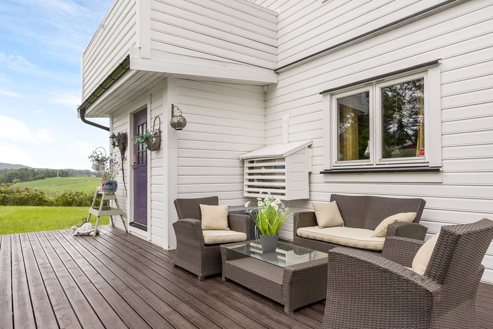 Her sitter du lunt inntil veggen og kan slappe av etter en lang arbeidsdag. Galleribilde