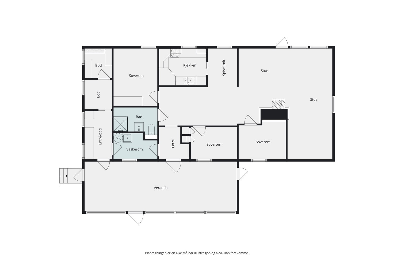 Plantegning Galleribilde