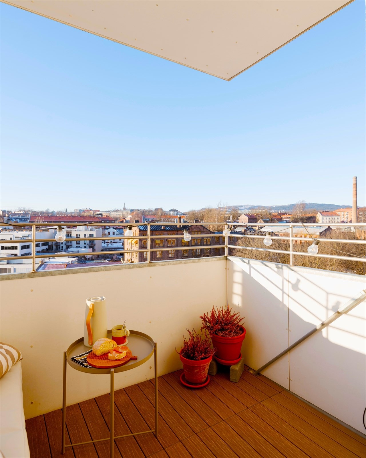 Den luftige beliggenheten gjør deg skjermet fra innsyn. Galleribilde