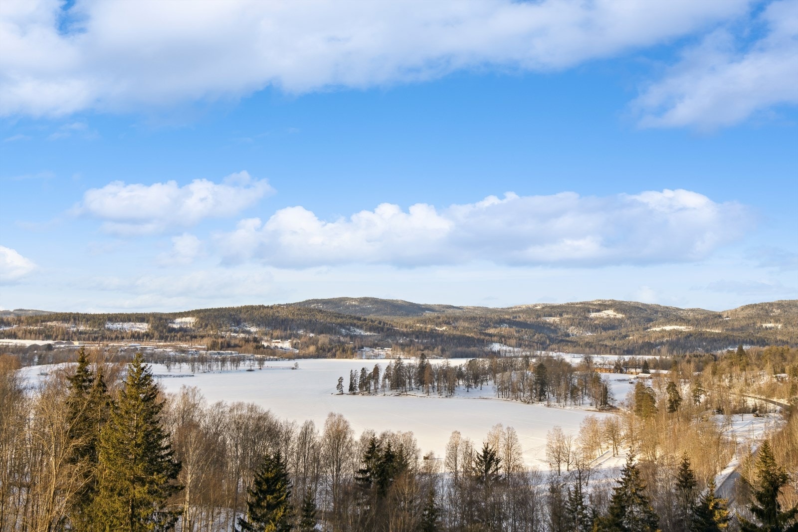 Vidstrakt utsikt og helt skjermet Galleribilde