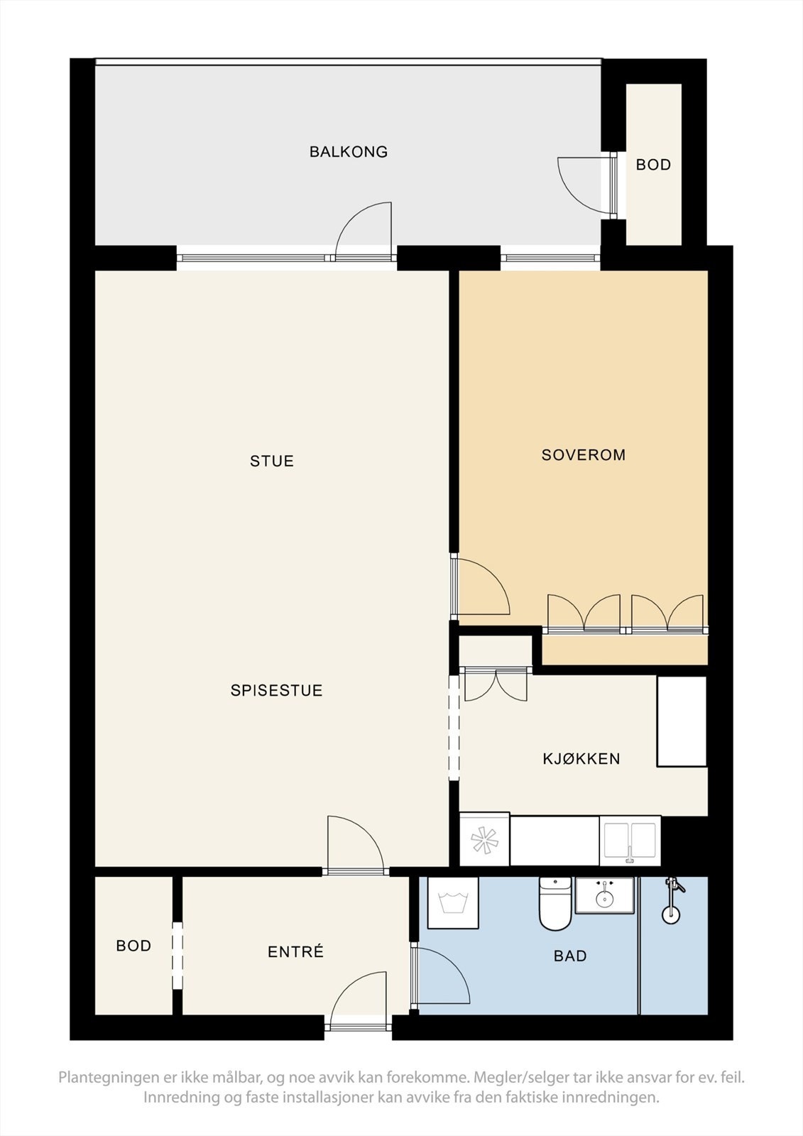 Plantegning Galleribilde