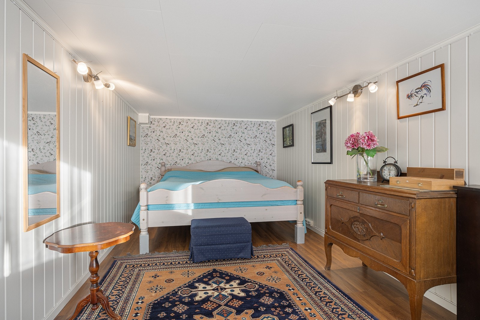 Innredet rom i underetasjen. Galleribilde