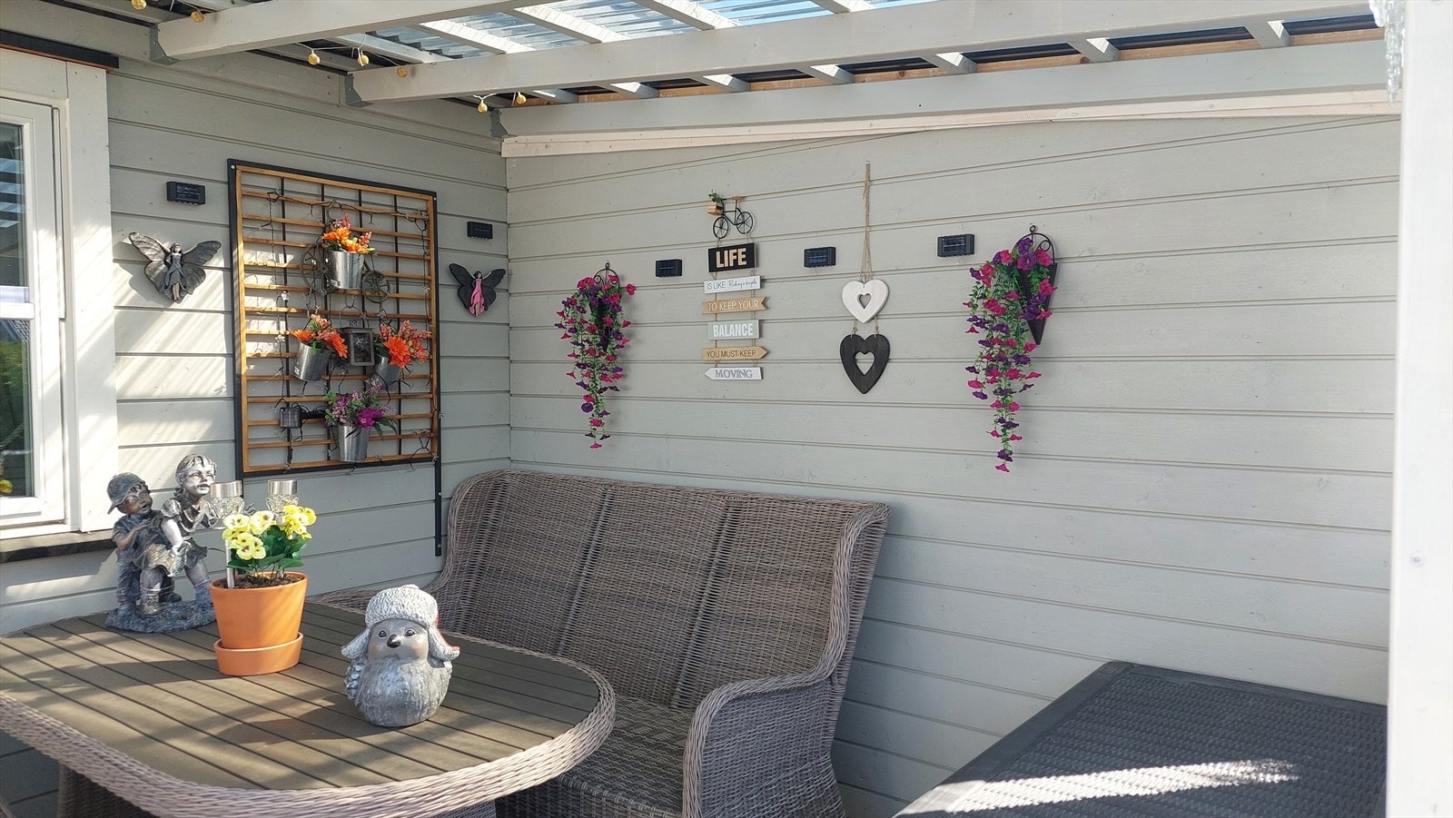 Overbygget terrasse Galleribilde