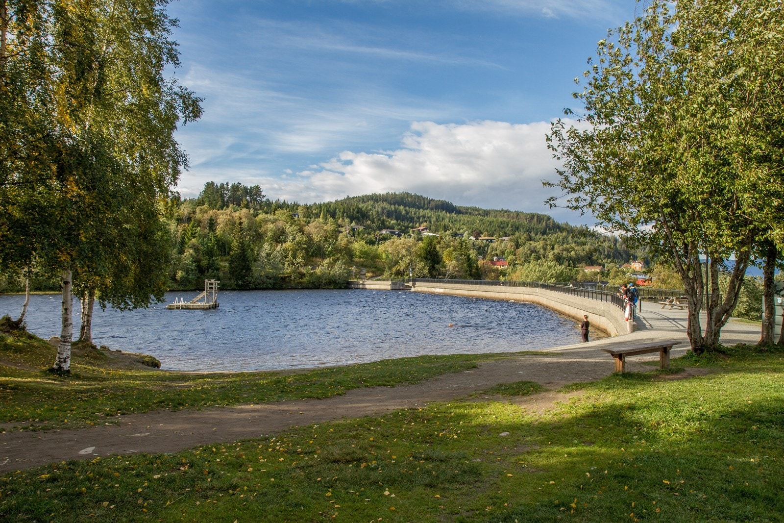 Theisendammen ligger en trivelig gåtur unna. Galleribilde