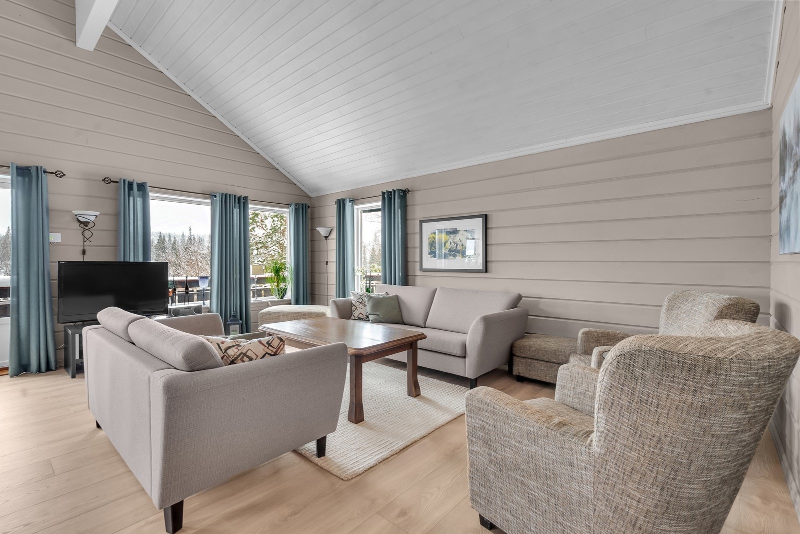 Lys og trivelig stue Galleribilde