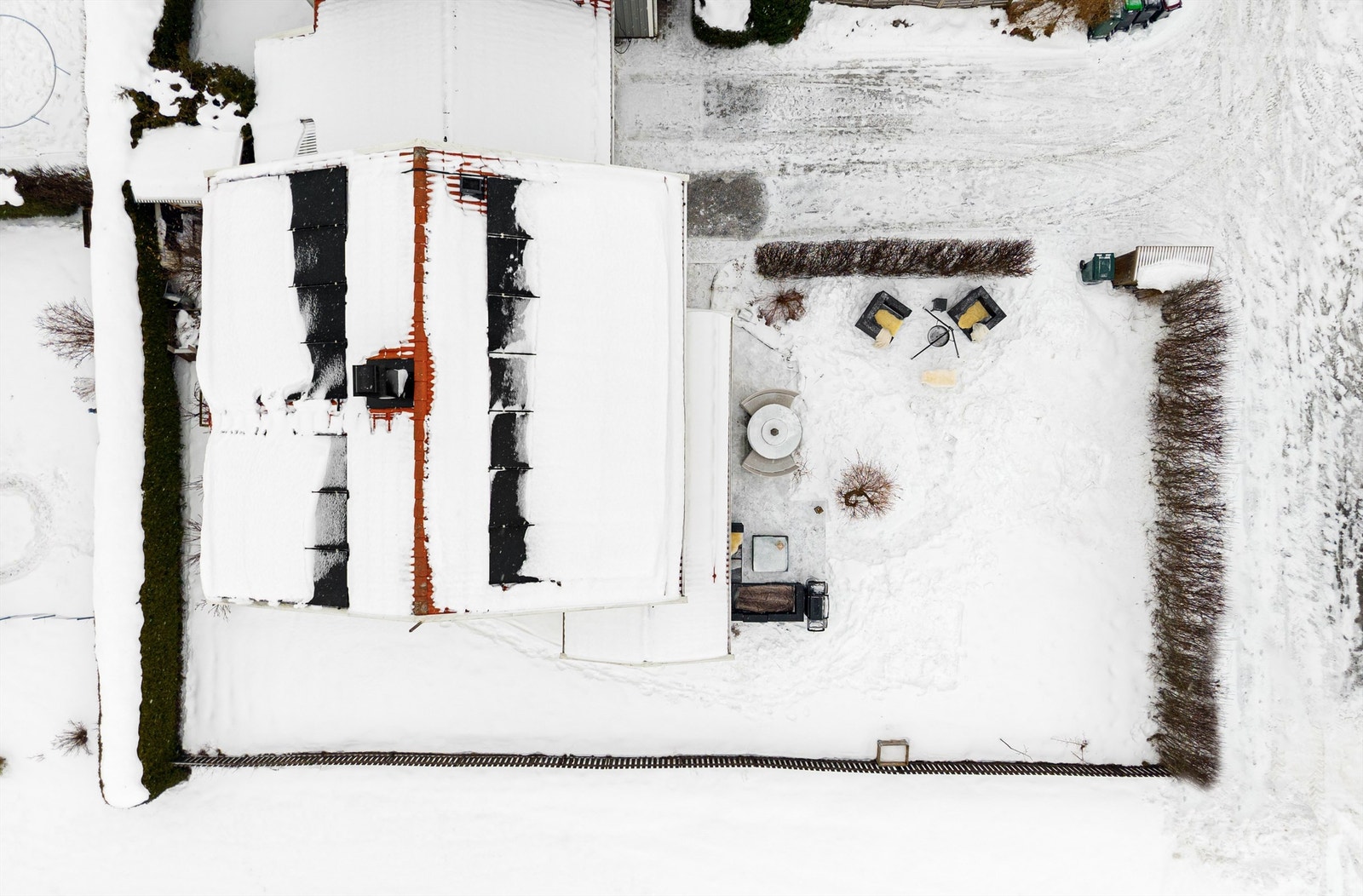 Boligen sett ovenfra Galleribilde