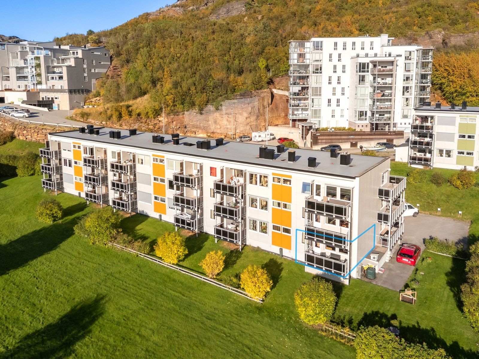 EiendomsMegler1 v/ Mathias Olsen presenterer Leif Aunes vei 7C! Foto: LEEL Media Galleribilde