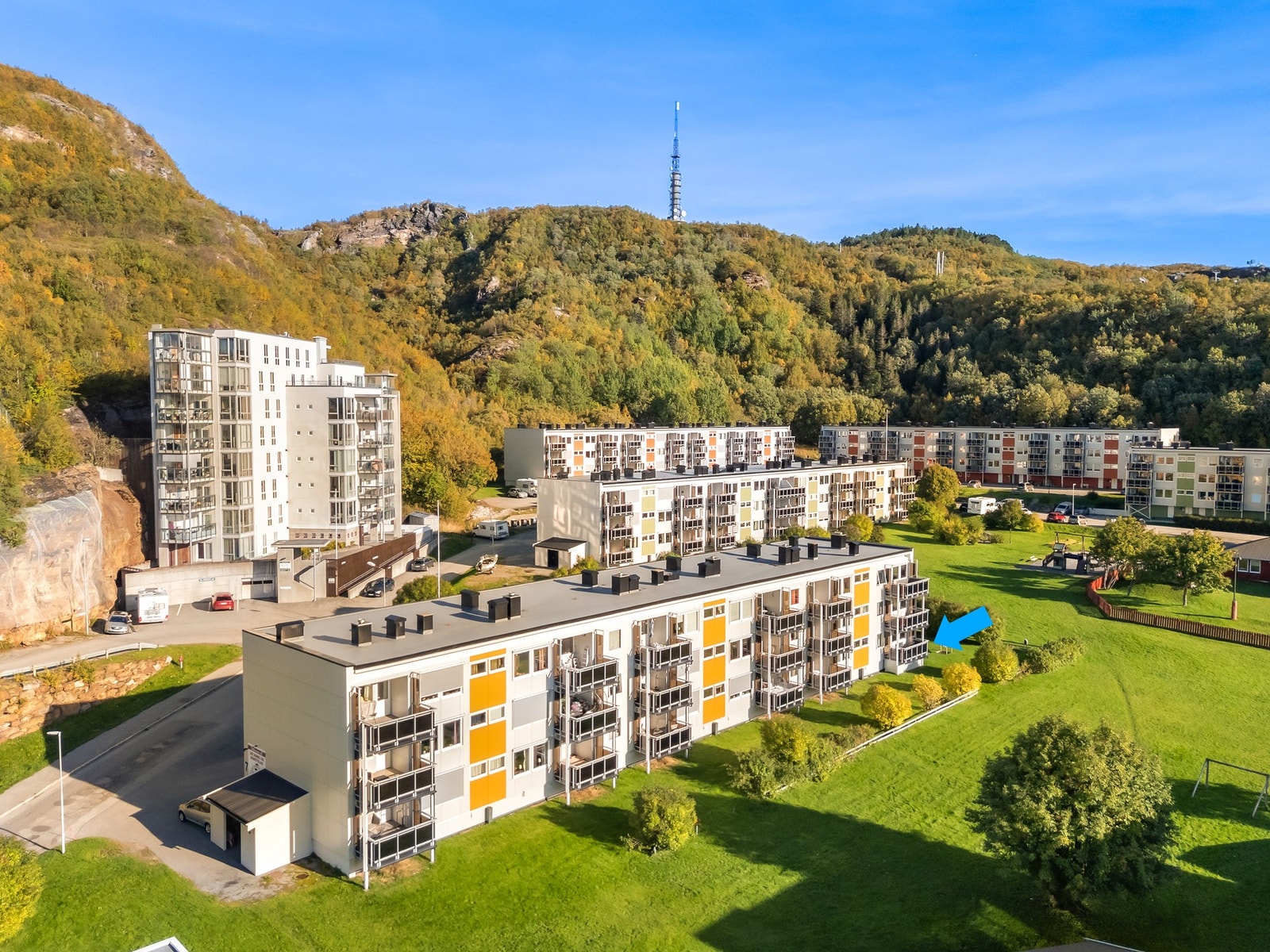 Flott 1-roms andelsleilighet på enden i 1. etasje. Attraktiv beliggenhet i Rønvika! Galleribilde