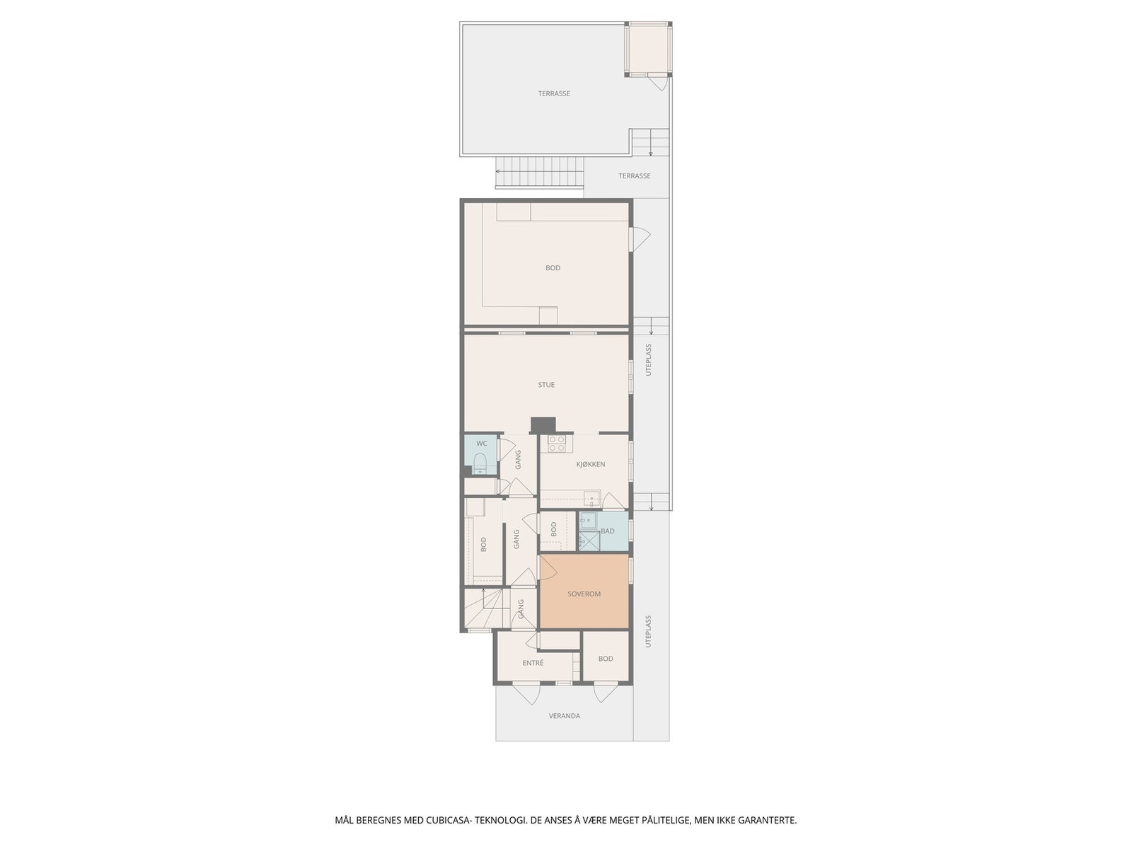 1 etg (Utleiedel) og utebod Galleribilde