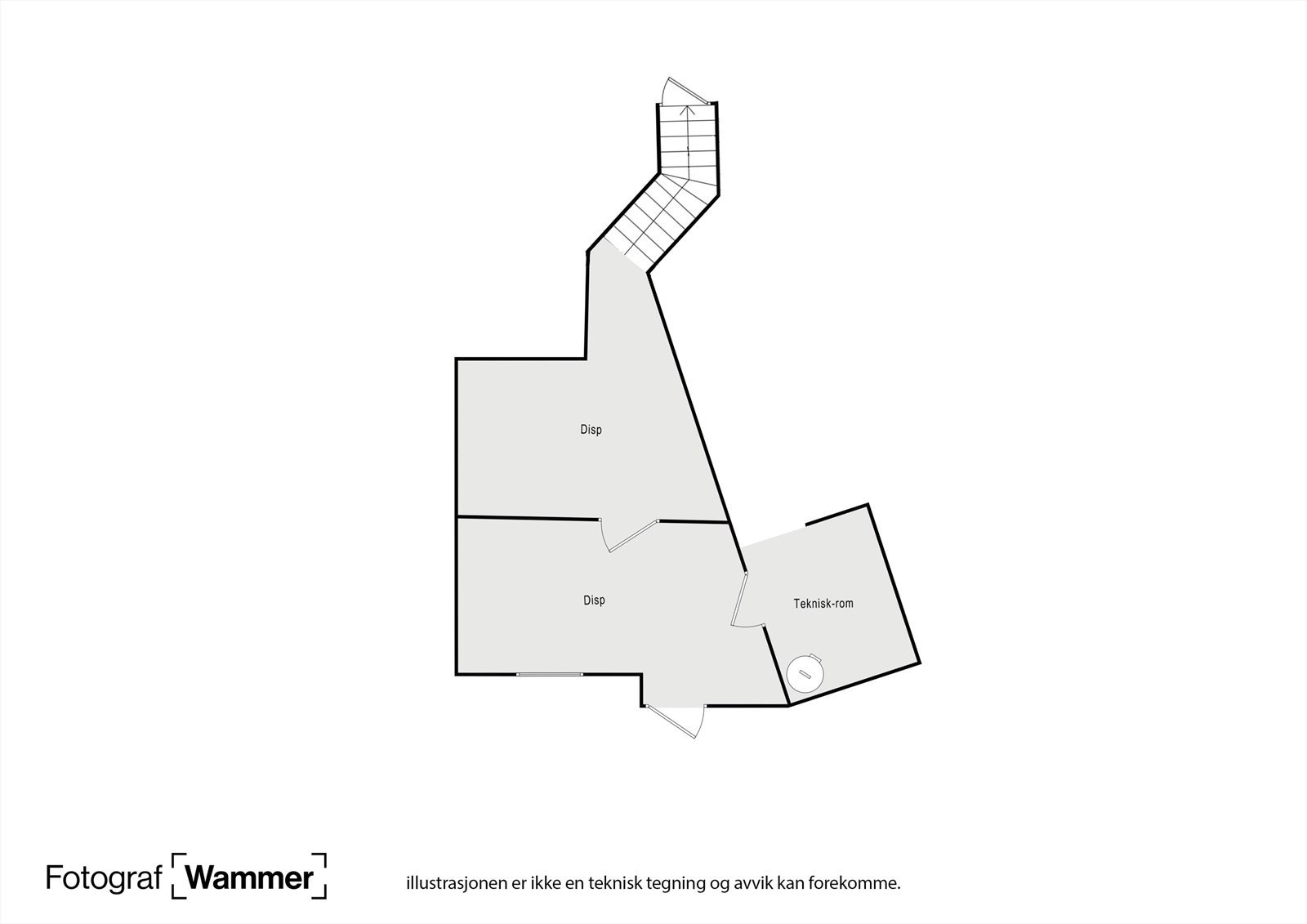 Plantegning underetg. Galleribilde