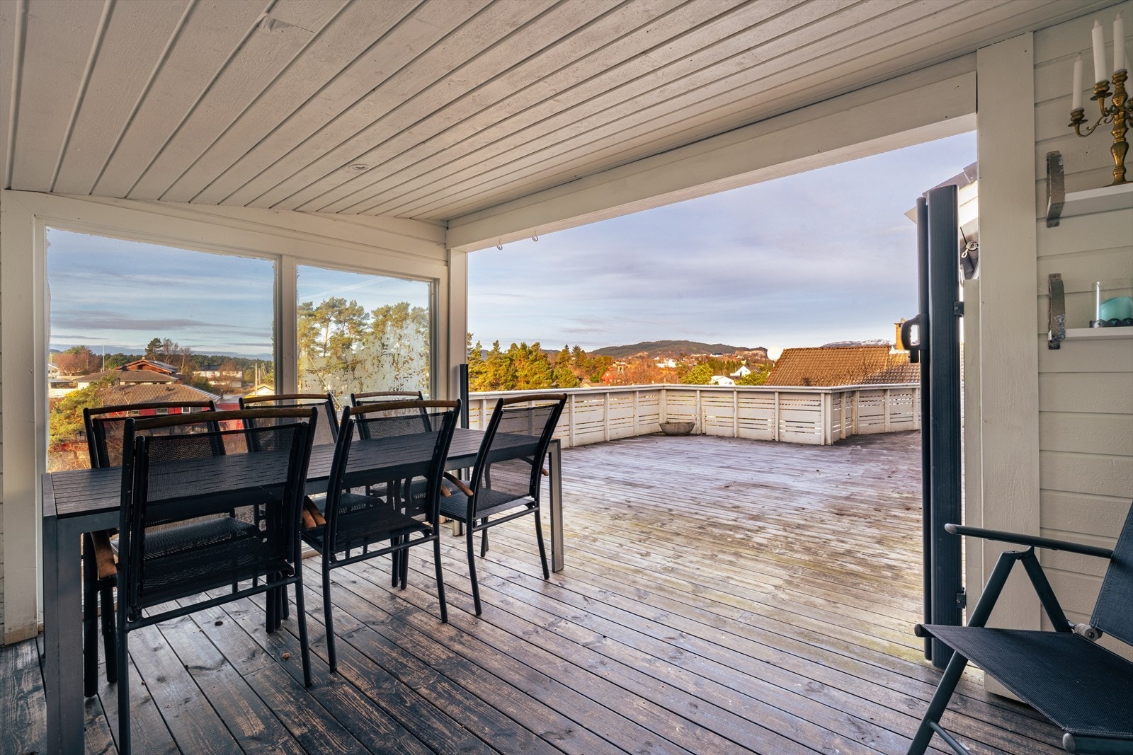 Overbygget terrasse Galleribilde