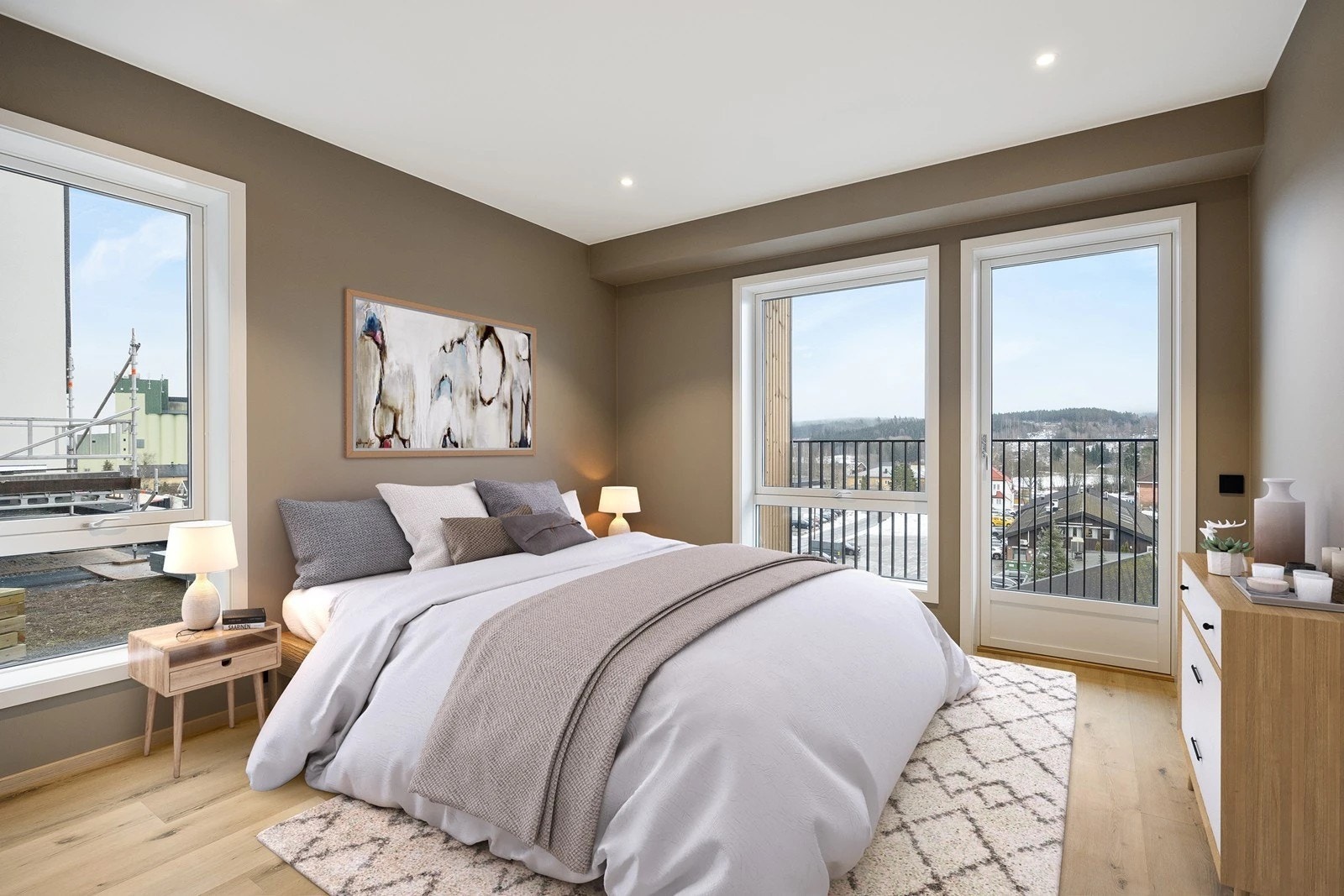 Hovedsoverom. Utgang balkong. Galleribilde