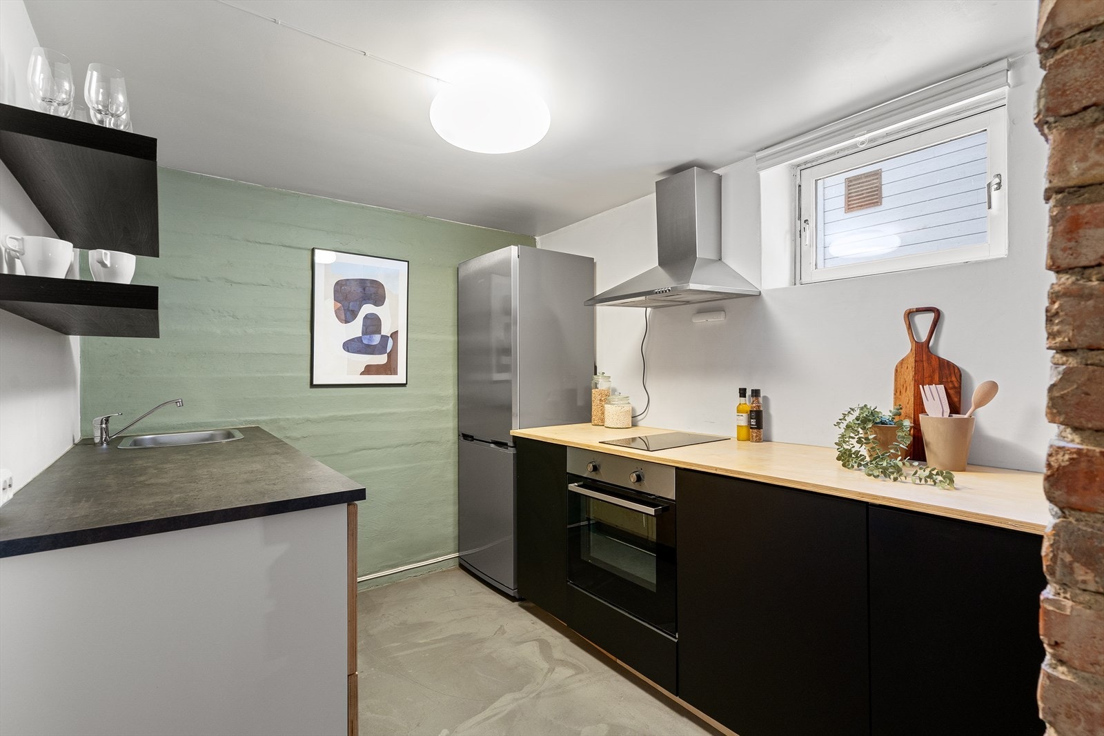 Kjøkken i kjeller Galleribilde