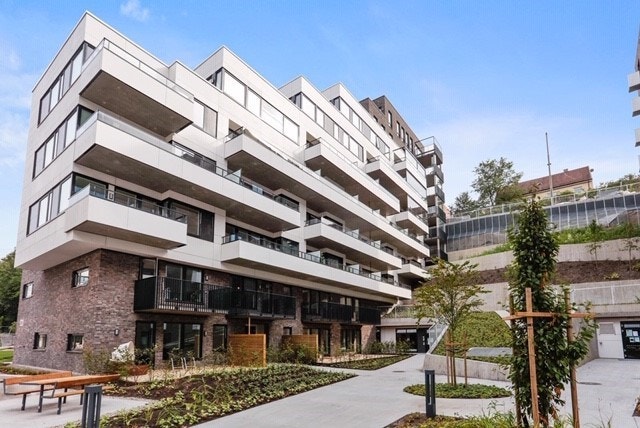 Fasade med balkonger Galleribilde