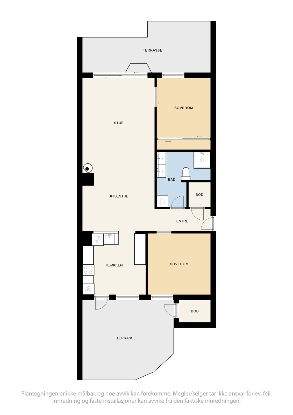 Praktisk planløsning Galleribilde