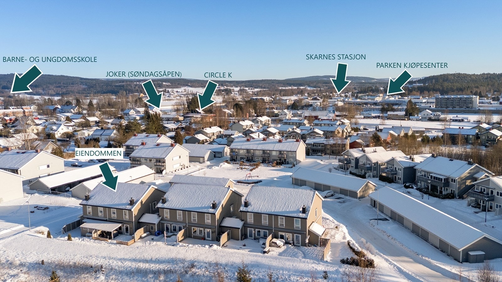 Her har man det mest nødvendige innen gangavstand. Galleribilde