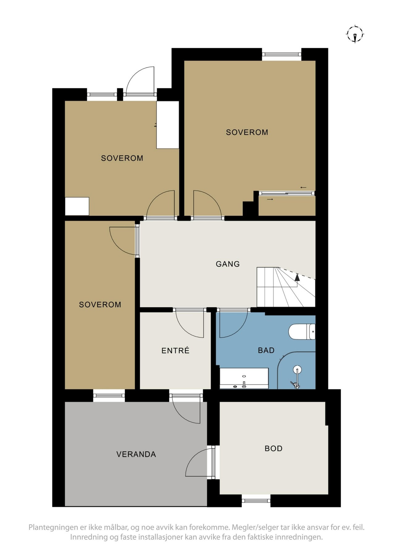 Planskisse 1.etasje. Galleribilde