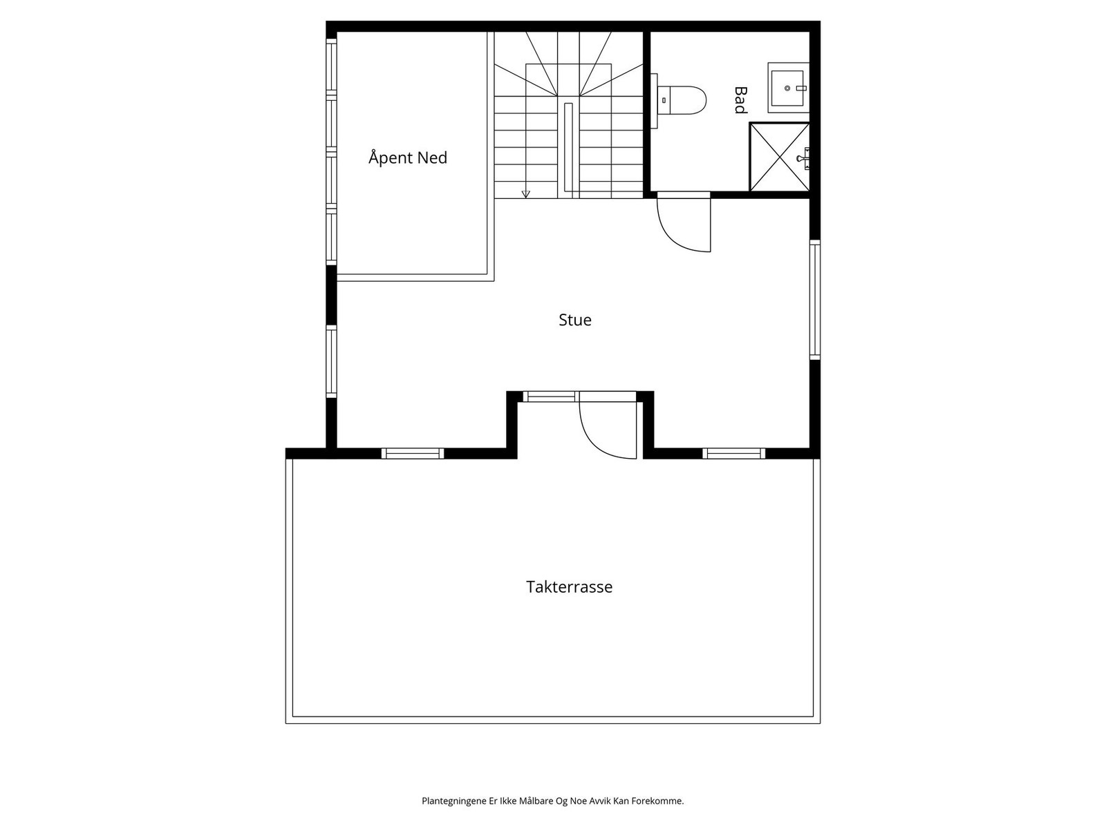 Planskisse 3. etasje. Galleribilde