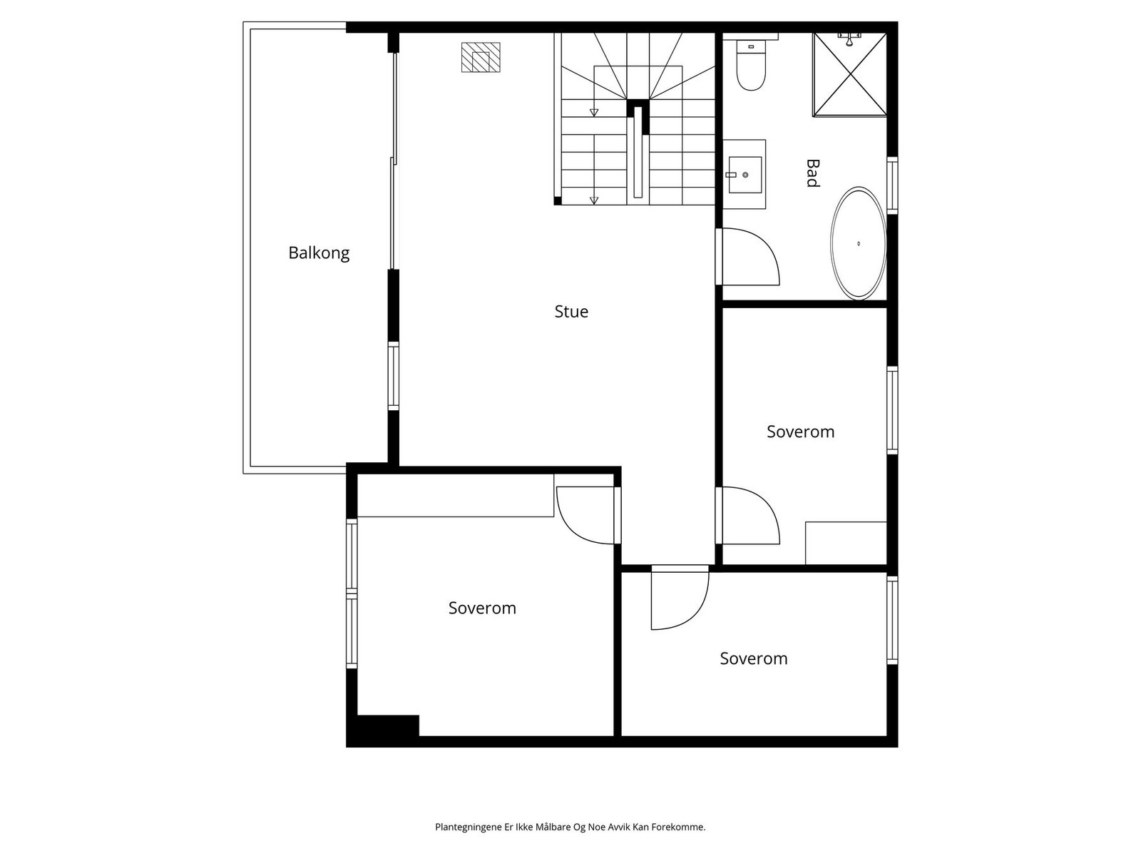 Planskisse 2. etasje. Galleribilde