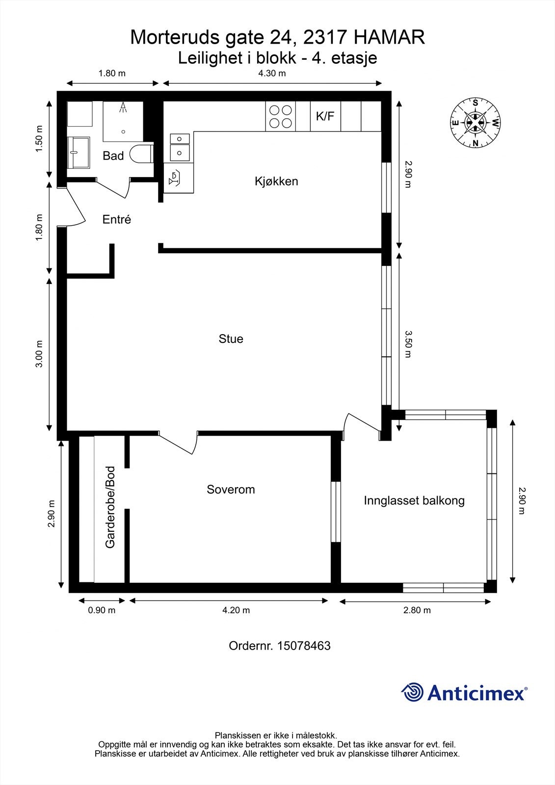 Plantegning Galleribilde