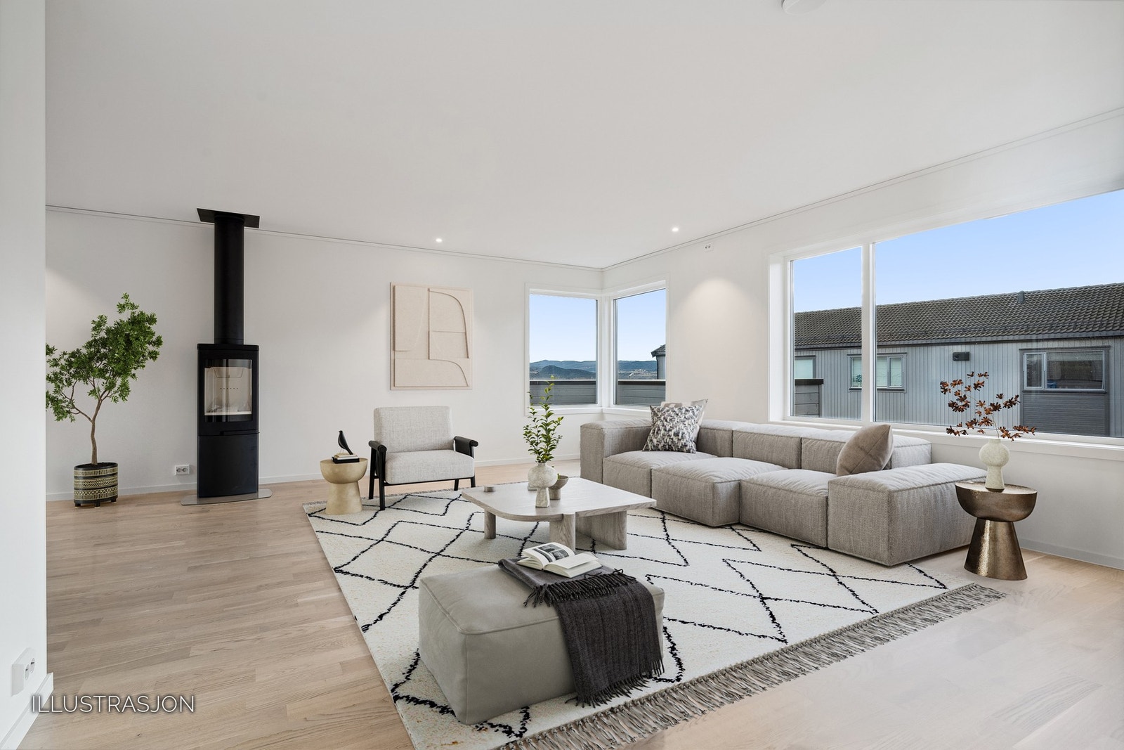 Bildet er digitalt møblert. Galleribilde