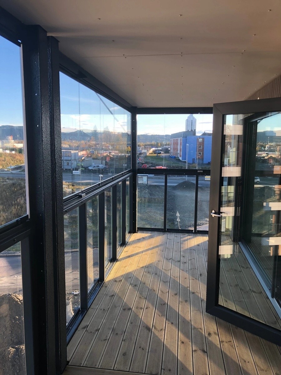 innglasset veranda Galleribilde
