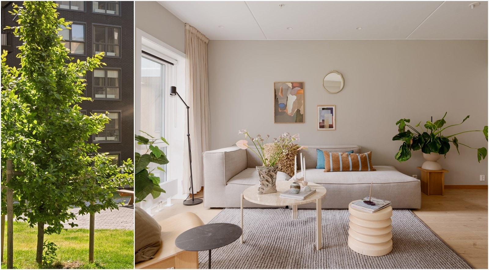 Velkommen til en tiltalende og moderne bolig med stor balkong mot hyggelig bakgård. Foto: Tommy Larsen Galleribilde