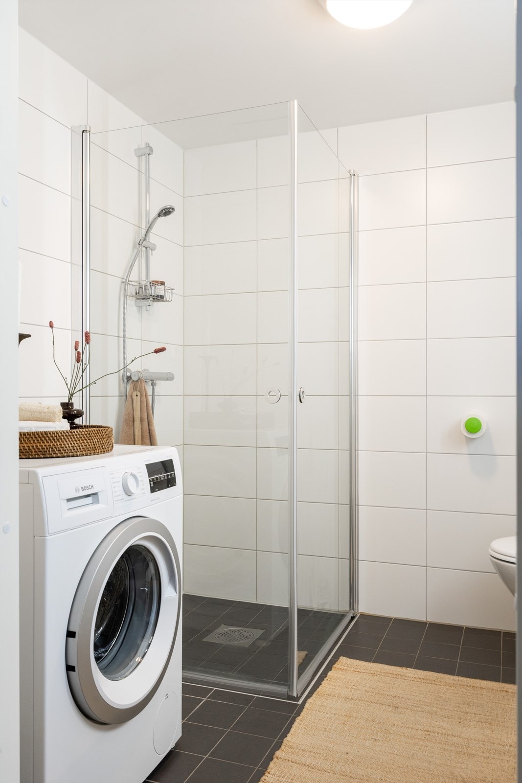 Videre er det opplegg for vaskemaskin! Galleribilde