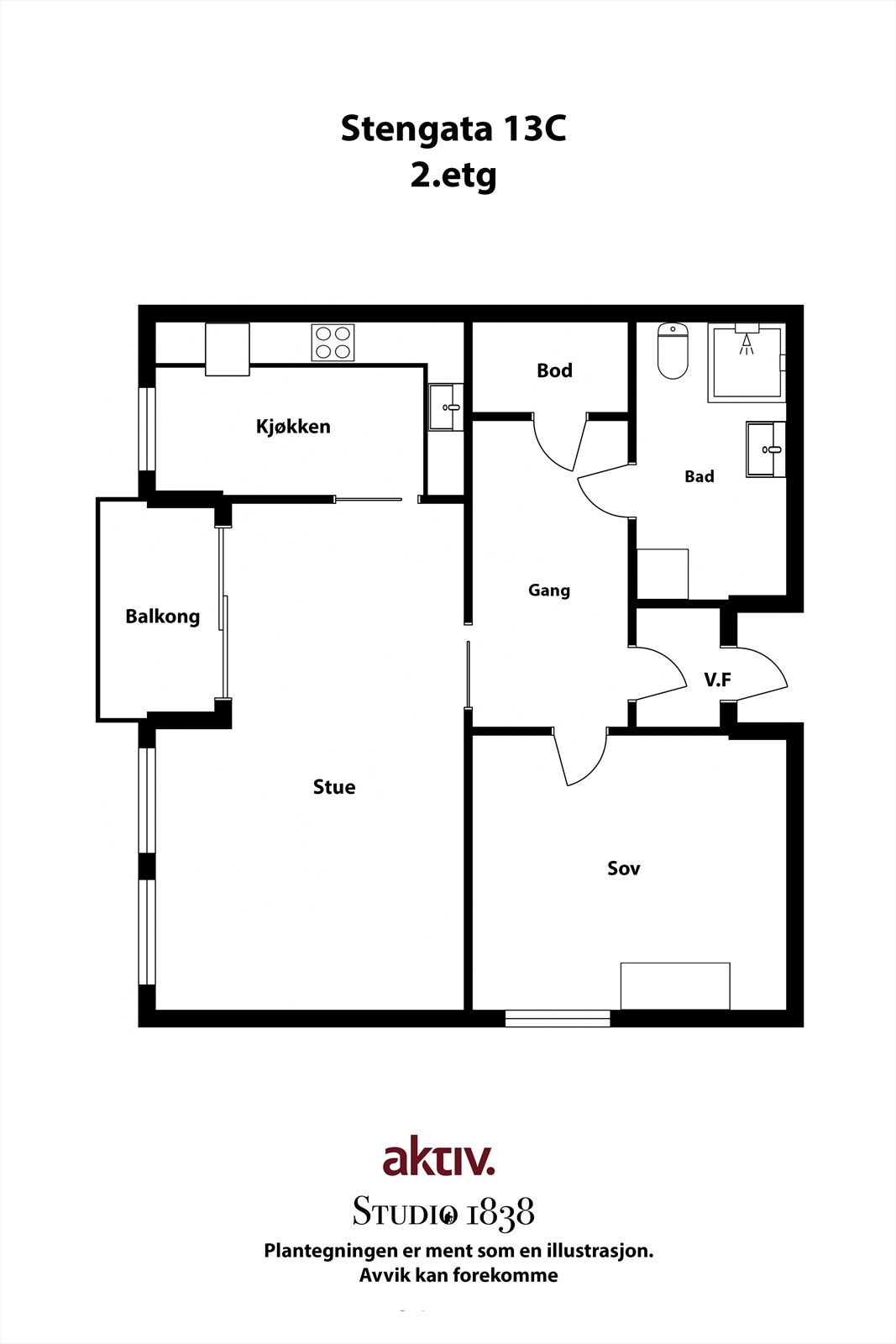 Plantegning. Galleribilde