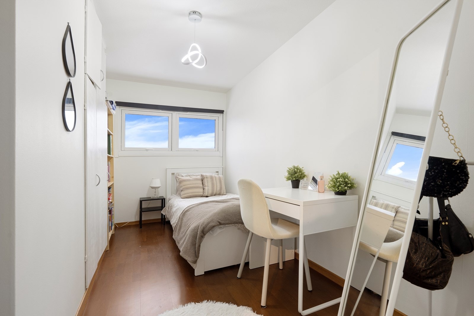 Soverom 3 har god størrelse og fleksibel bruk Galleribilde