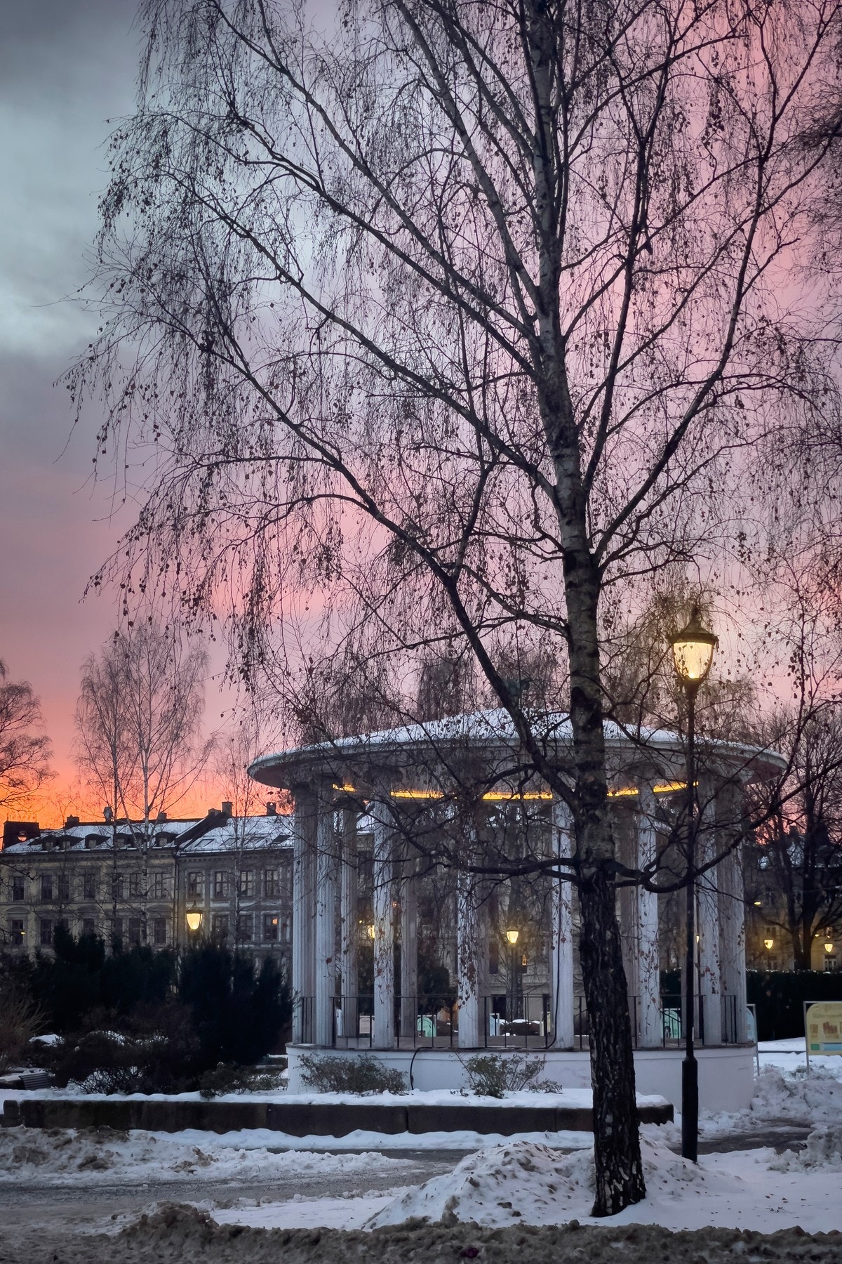 Grünerløkka på vinterstid. Galleribilde