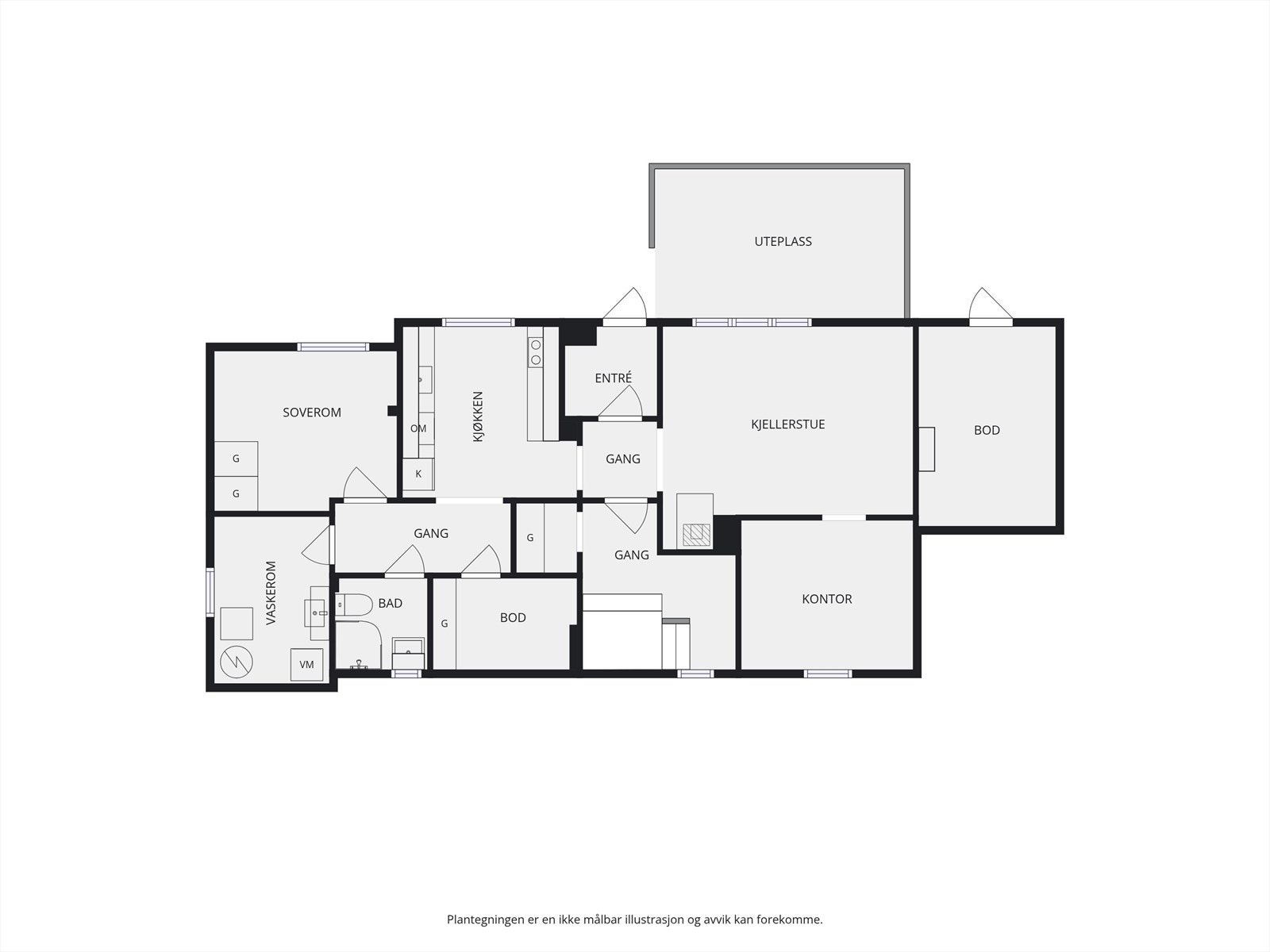 Sokkeletasje. Galleribilde