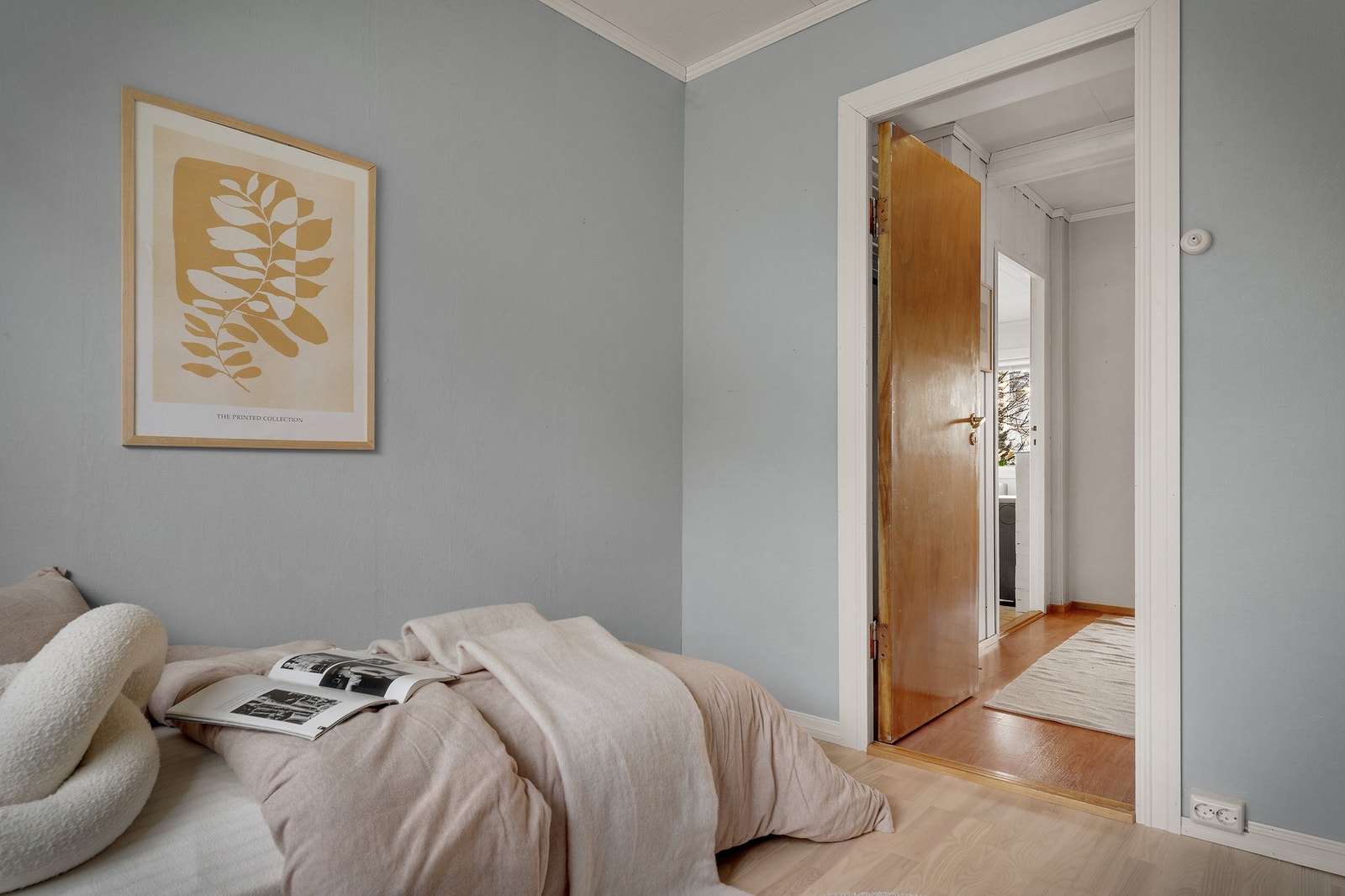 Rommet har blitt brukt som gjesterom og hjemmekontor. Galleribilde