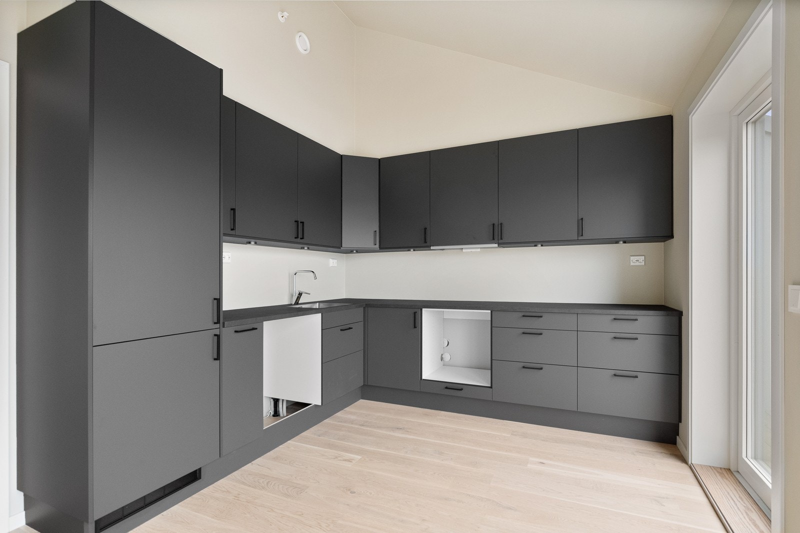 Hvitevarer er installert. Galleribilde