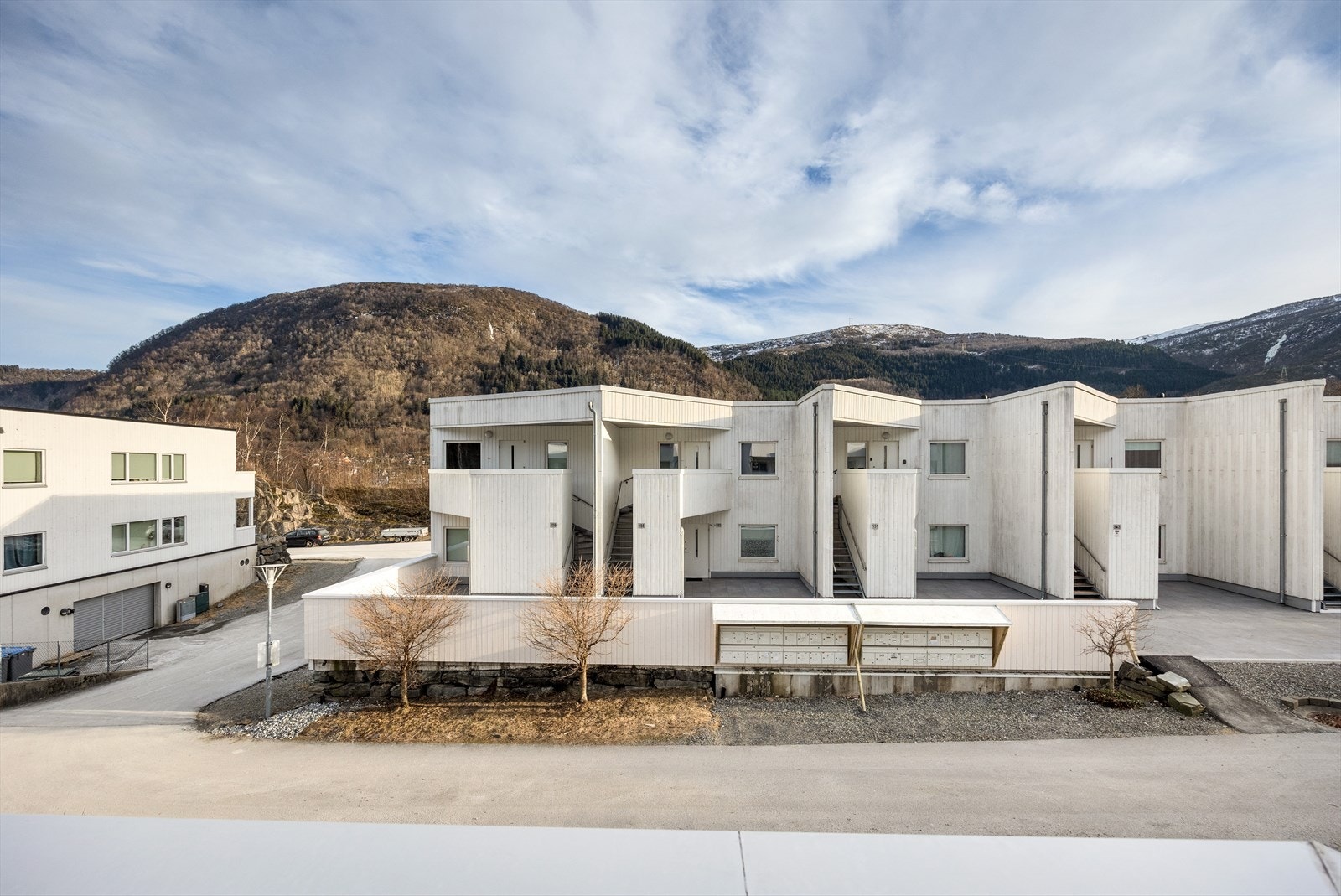 Utsikt fra balkong. Galleribilde