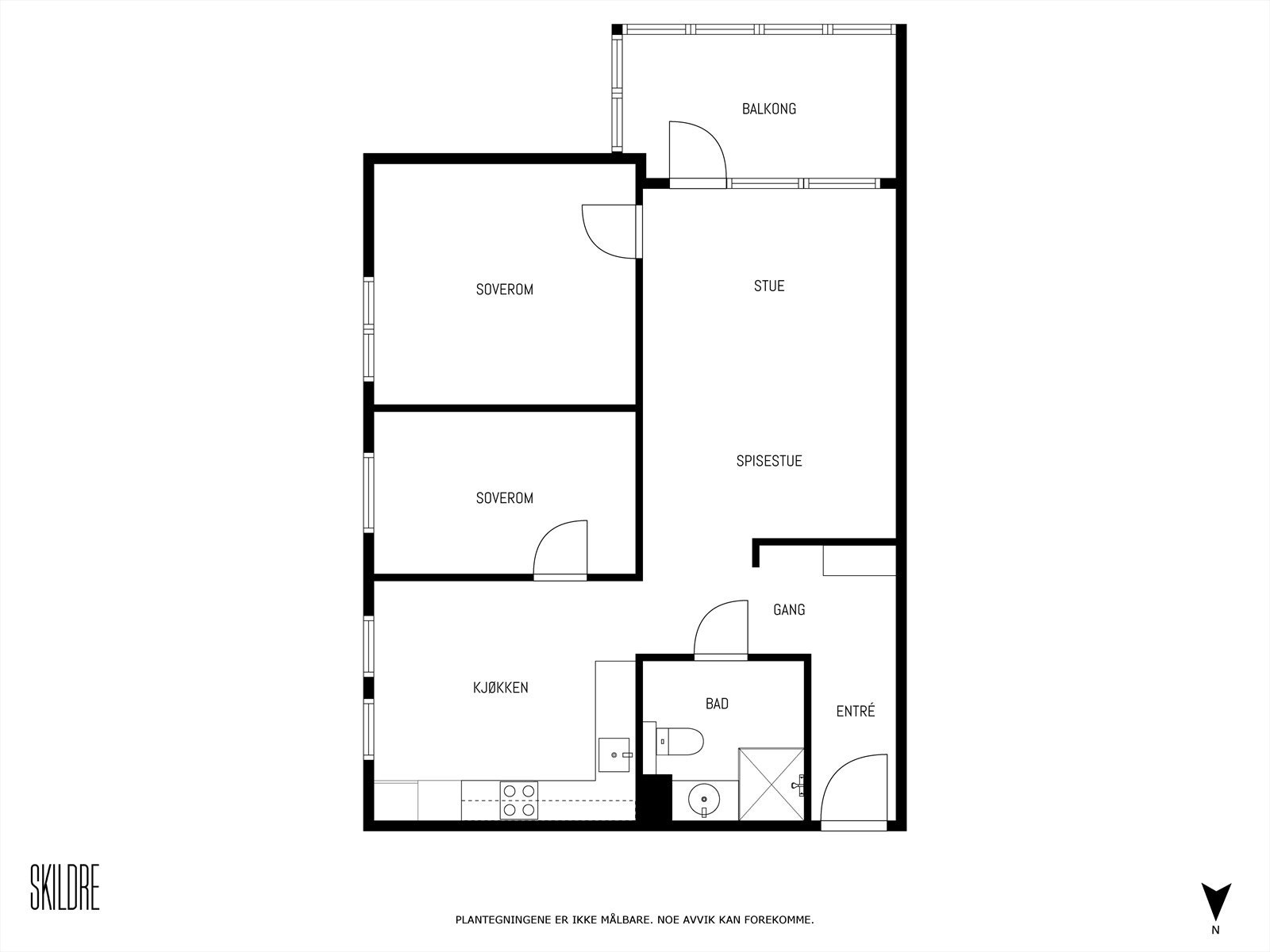 Plantegning Galleribilde