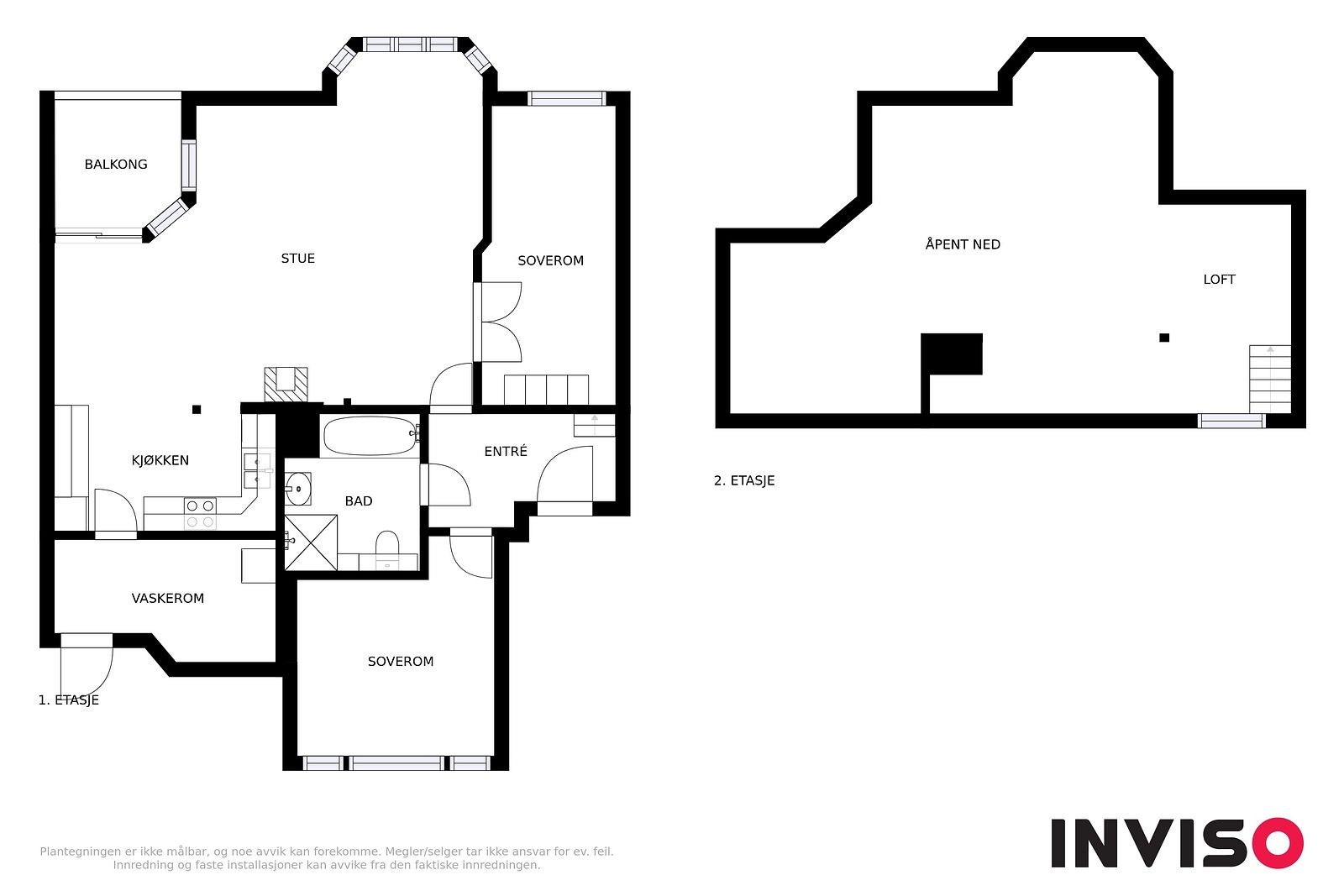 Plantegning med illustrasjon av hemsen. Galleribilde