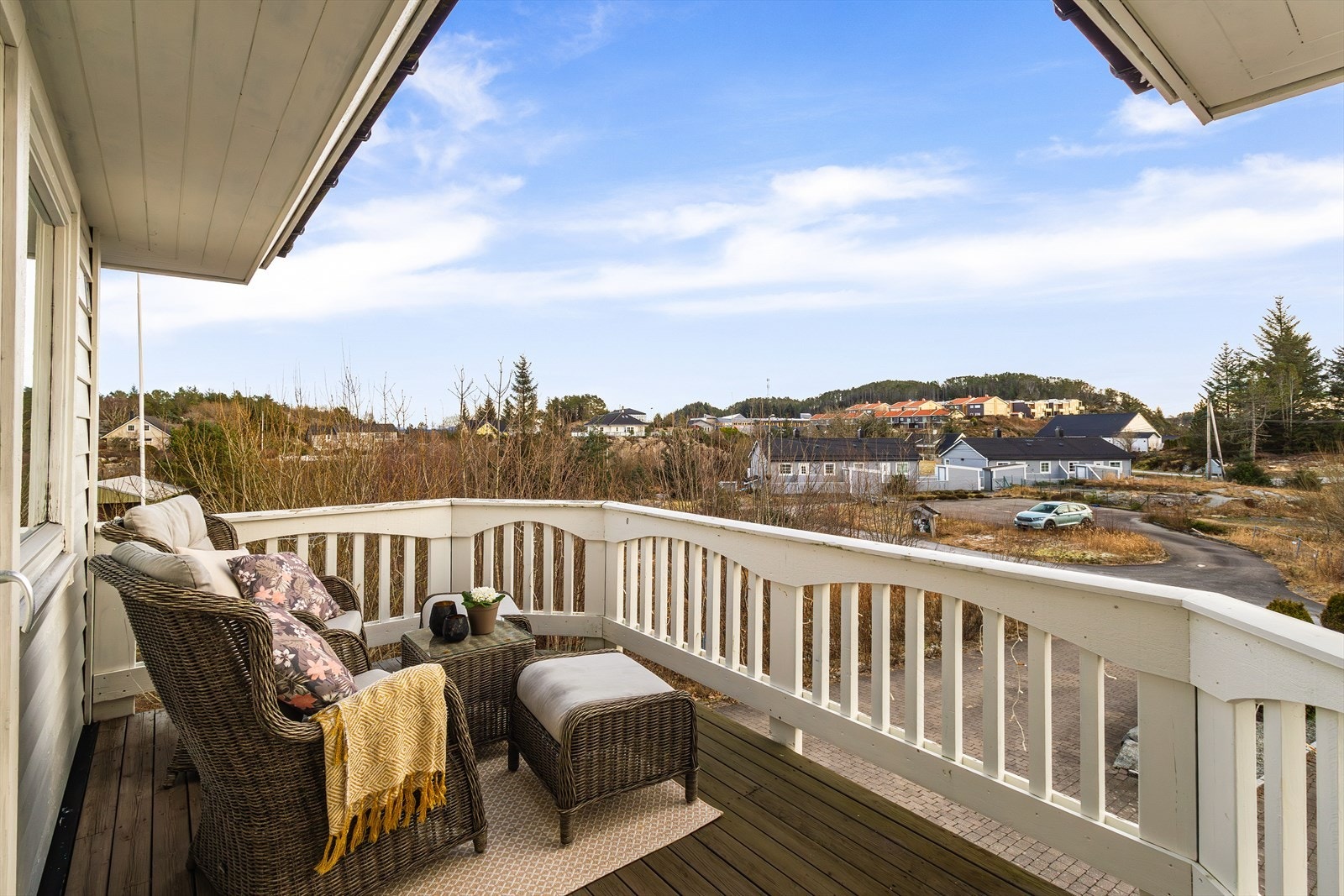 Her kan du nyte morgenkaffen. Galleribilde